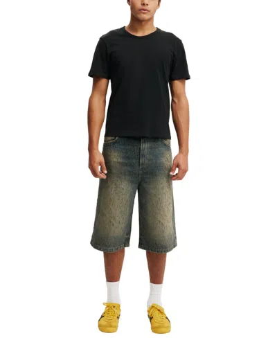 Cotton On Super Baggy Jort In Gray