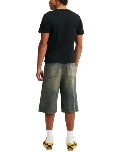 Cotton On Super Baggy Jort In Gray