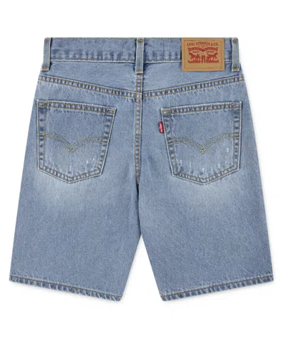 Levi's Big Boys Destructed Slim Shorts In Blue