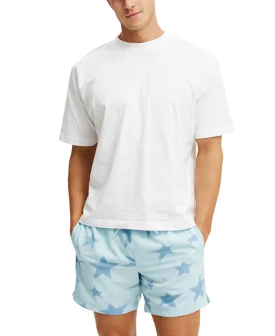 Cotton On Stretch Swim Short In Blue