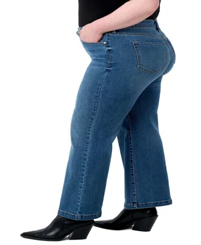 Seven7 Plus Size Bella Wide Leg Jeans