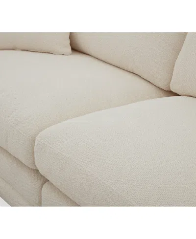 Macy's Daryll 5-pc. Fabric L Sectional, Exclusively At  In Neutral