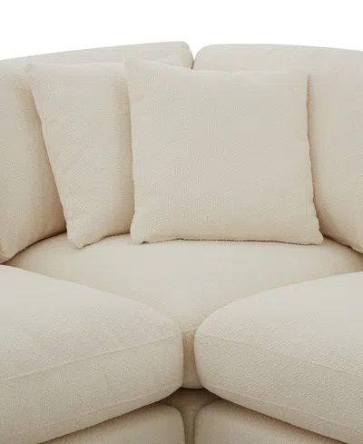 Macy's Daryll 5-pc. Fabric L Sectional, Exclusively At  In Neutral