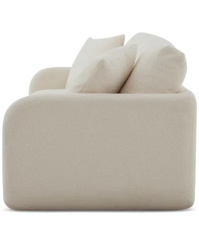 Macy's Daryll 2-pc. Fabric Sofa, Exclusively At  In White