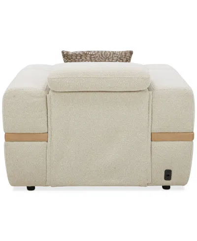 Macy's Nierling Fabric Power Motion Recliner With Power Headrest, Exclusively At  In White