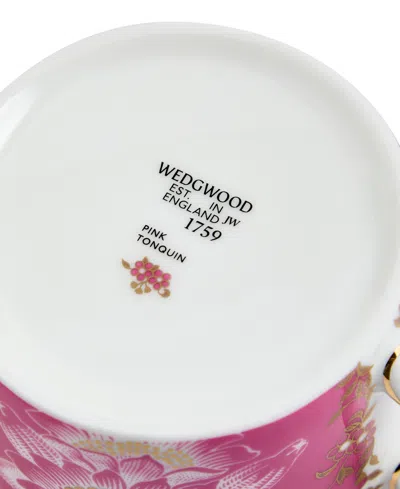 Wedgwood Wonderlust Tonquin Teacup And Saucer Set In Pink