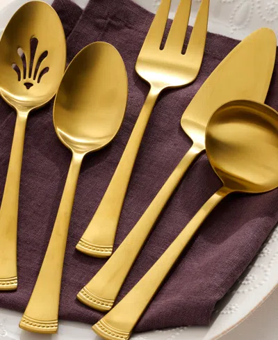 Lenox Portola Satin Gold 5-pc. Hostess Set In Gold