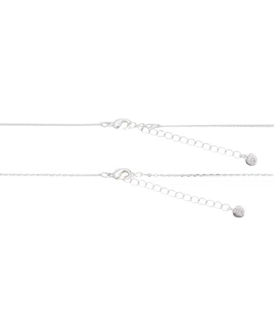 Unwritten Cubic Zirconia Faith Duo Necklace Set
