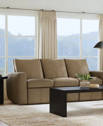 Flexsteel Aria 38" Fawn Leather Power Recliner