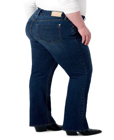 Seven7 Plus Size Tummy Less Bootcut Jeans