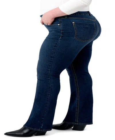 Seven7 Plus Size Tummy Less Bootcut Jeans