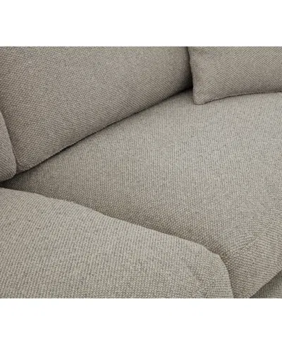 Macy's Daryll 3-pc. Fabric Sofa, Exclusively At  In Gray