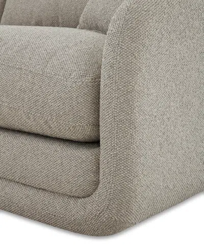 Macy's Daryll 3-pc. Fabric Sofa, Exclusively At  In Gray