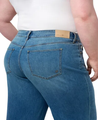 Seven7 Plus Size Featherweight Wide Leg Jeans
