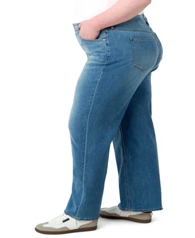 Seven7 Plus Size Featherweight Wide Leg Jeans