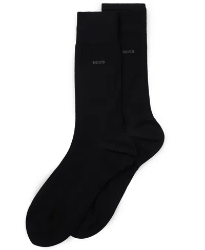 Hugo Boss Boss By  Men's Egyptian-cotton Blend Two-pack Socks