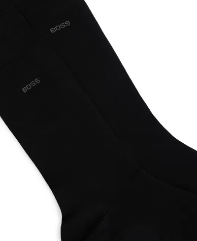 Hugo Boss Boss By  Men's Egyptian-cotton Blend Two-pack Socks