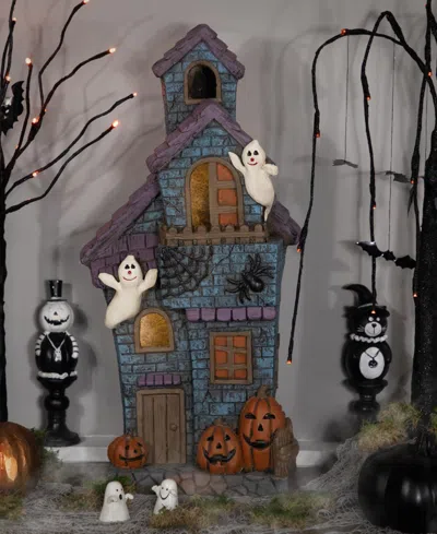Northlight 22.75" Led Lighted Haunted House With Ghosts Halloween Decoration