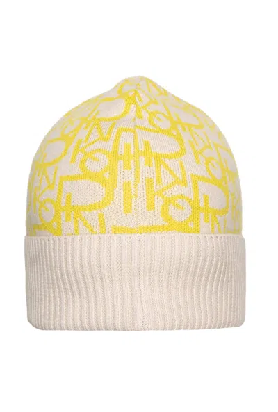 Pinko Logo-print Knit Beanie