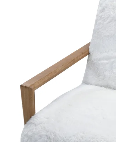 Macy's Glympton 29" Fabric Swivel Chair, Exclusively At  In White