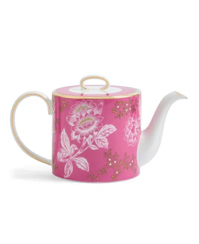 Wedgwood Wonderlust Tonquin Teapot In Pink