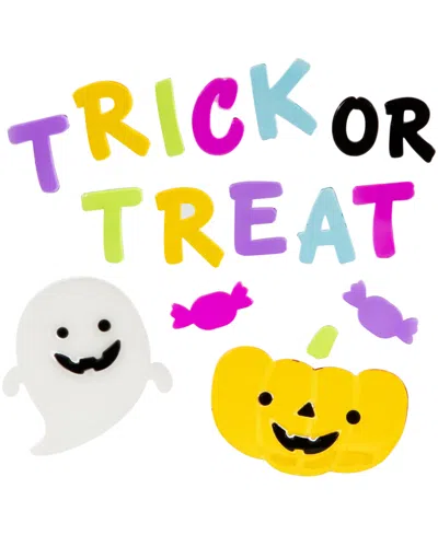 Northlight Double Sided Halloween Gel Window Clings, Set Of 4 In Multi