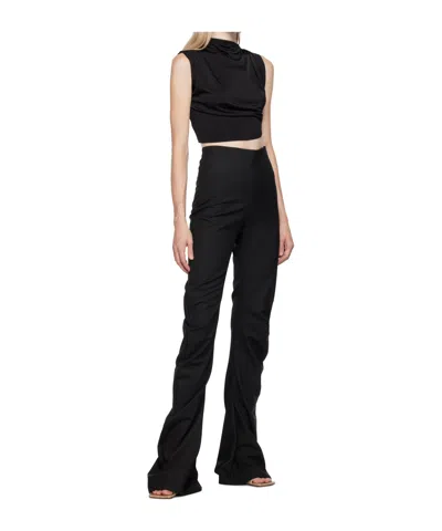 Jade Cropper Asymmetric T-shirt In Black