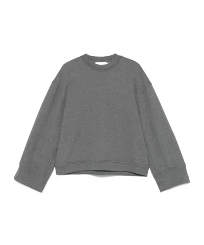 The Frankie Shop Sweatshirt Mit Rundhalsausschnitt In Gray