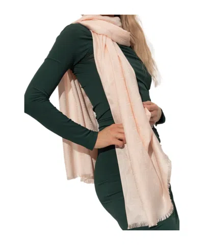 Ferragamo Scarf With Monogram In Pink