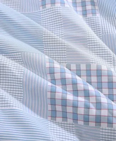 Tommy Hilfiger Hamptons Patchwork Cotton Duvet Cover Set In Gray