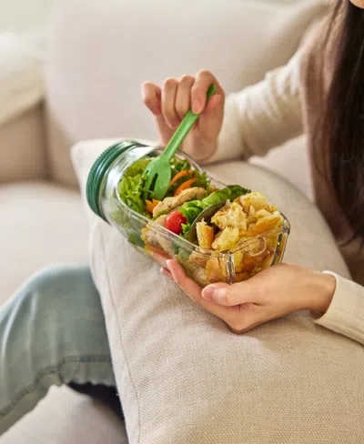 Prepara 3-piece Salad Pod, Dressing Shaker, Herbs N' Greens Cool Tool Bundle