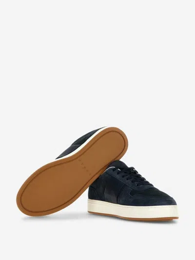 Hogan Leather And Suede Lace-up Trainers In Black