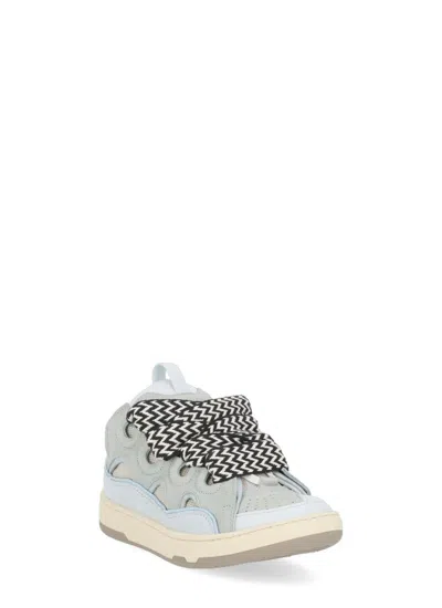 Lanvin Curb Sneakers In Blue