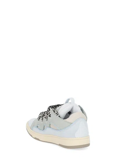 Lanvin Curb Sneakers In Blue