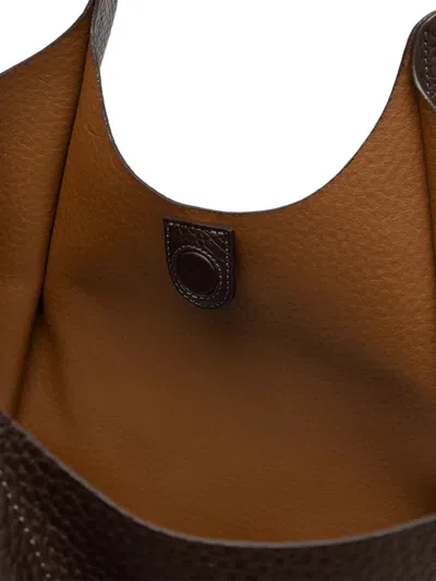 Gianni Chiarini Dua Maxi-grain Leather Shoulder Bag