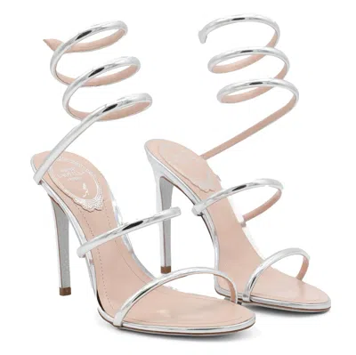 René Caovilla Sandals In Metallic