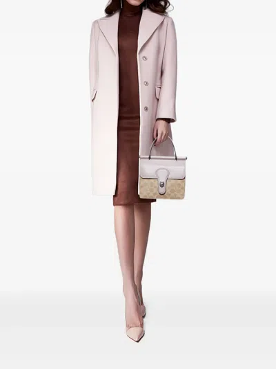 Pre-owned Coach Vintage Willis Tote Bag In Pink