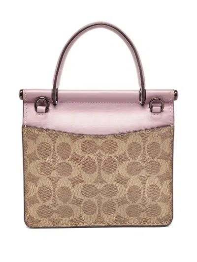 Pre-owned Coach Vintage Willis Tote Bag In Pink