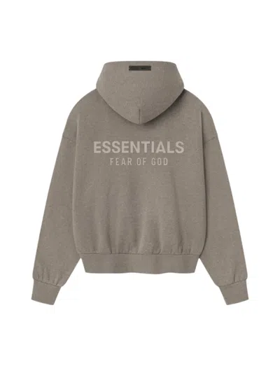 Essentials Classic Fit Fleece Hoodie In Neutral