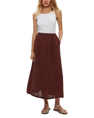 Michael Stars Phoebe Maxi Skirt In Brown