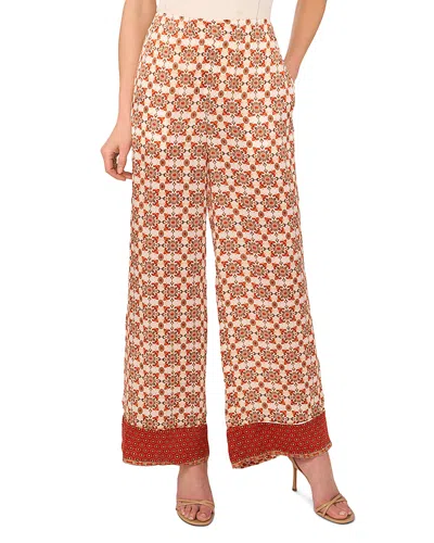 Ted Baker Mixed Print Wide Leg Pull-on Pants