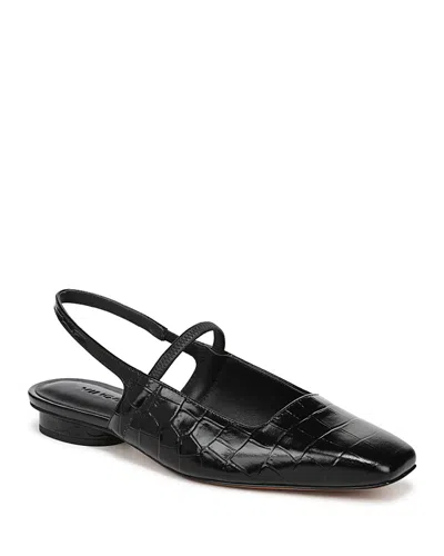 Vince Venice Slingback Flat In Black