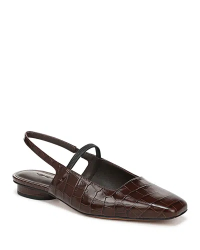 Vince Venice Slingback Flat In Brown