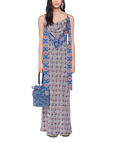 Rabanne Paisley Long Dress In Multi