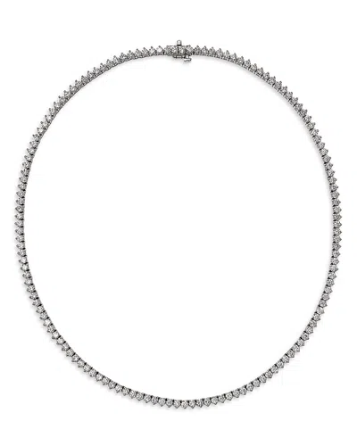 Bloomingdale's Fine Collection Certified Lab Grown Diamond Collar Necklace In 14k White Gold, 10.0 Ct. T. W.
