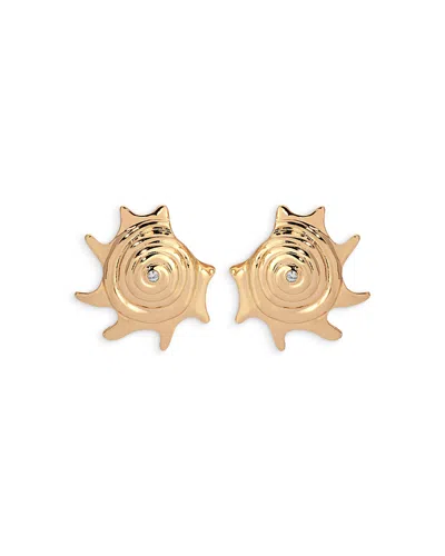 Ettika Sorrento Shell Statement Earrings In Yellow