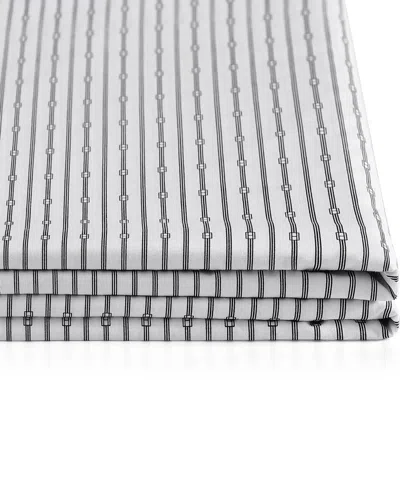 Tommy Hilfiger Printed 200-thread Count Cotton Percale 3-pc. Sheet Set, Twin In Blue