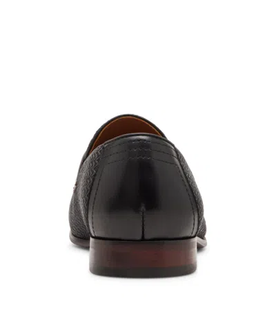 Steve Madden Jules Herringbone Penny Loafer In Black