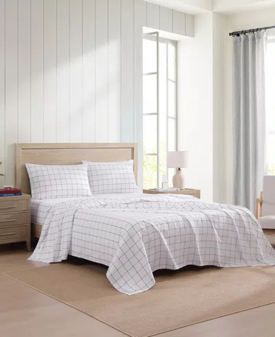 Tommy Hilfiger Printed 200-thread Count Cotton Percale 4-pc. Sheet Set, King In Pink
