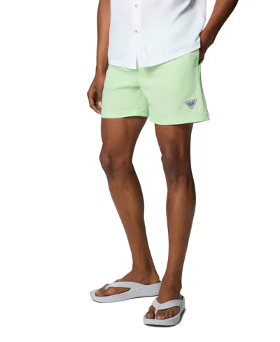 Columbia Men's Performance Rambler Logo Swim Trunks In Green